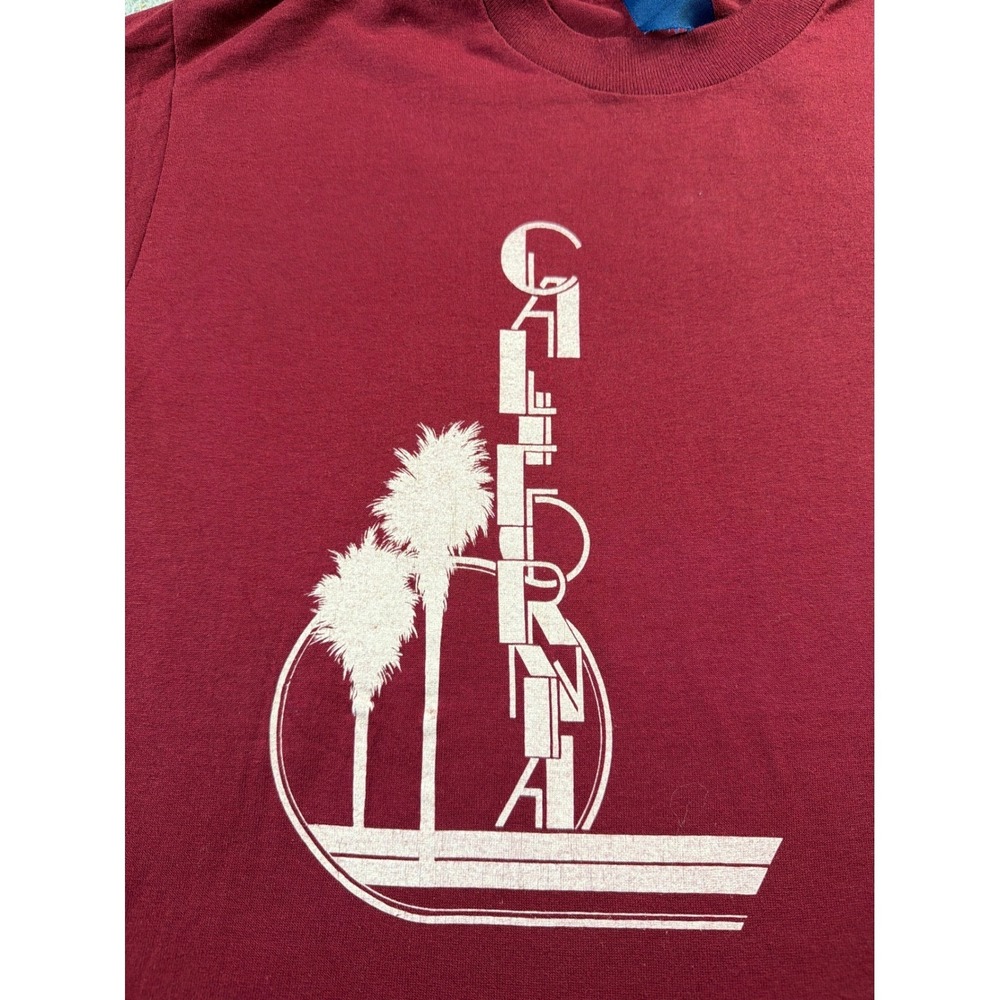 Vintage Nike Tag California Palm Tree Graphic T-Shirt Mens Large Made In USA